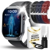 Smartwatch Zegarek Kardiowatch Angelo AT580 czarny Dla Seniora EKG PPG HRV Rozmowy Menu PL